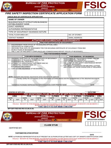 efsic printing|Fire Safety Enforcement Division (FSED) Forms .